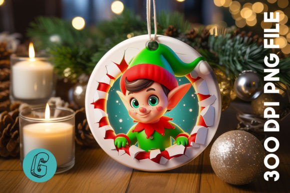 A Brand Designer Reviews the Cute ELF Christmas Ornament F 138 Graphics
