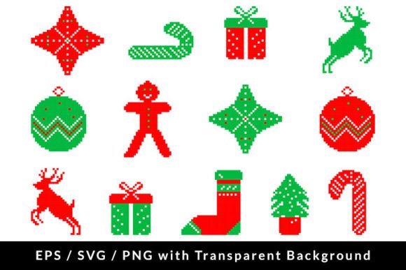 A Pixel Art Christmas Asset for Editorial Graphics