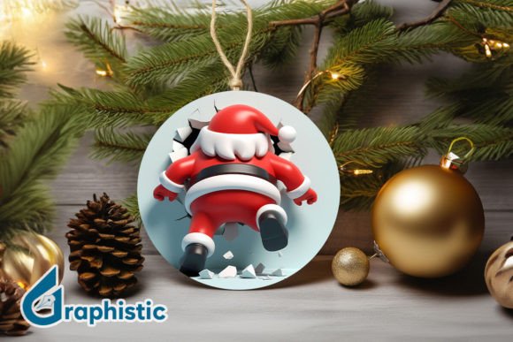 A Review of the 3D Santa Christmas Ornament Graphics