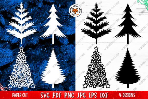 Christmas Tree Paper Cut Template SVG: A Versatile Graphics Asset