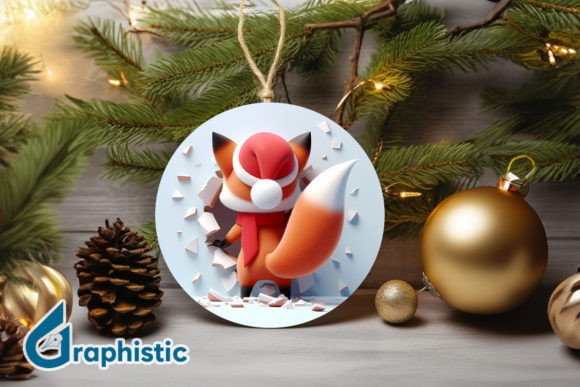 Crafting a Fox 3D Christmas Ornament Embroidery Project