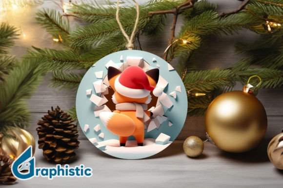Reviewing Fox 3D Christmas Ornament Graphics for Your Shop