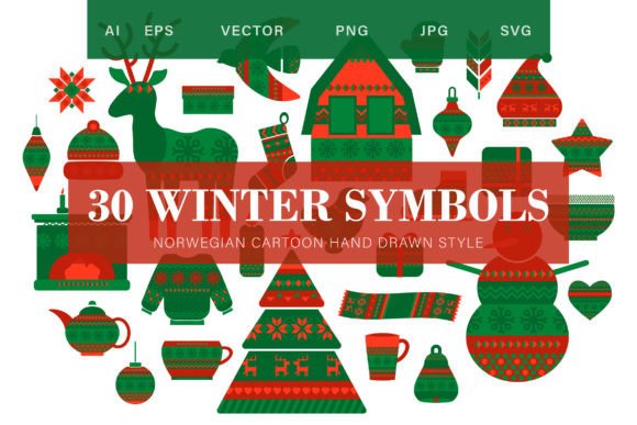 Reviewing the Norwegian Christmas Graphics for Digital Selling