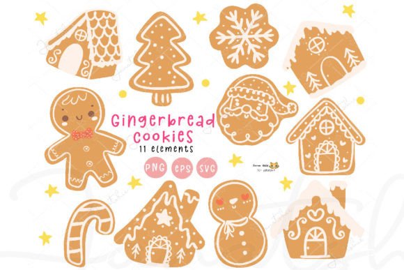 Sweeten Your Marketing With Kawaii Gingerbread Graphics