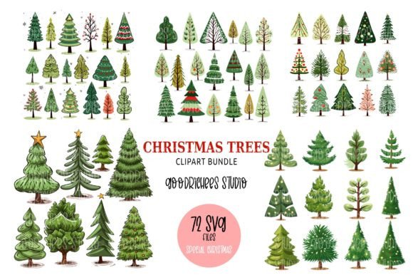 Tree Christmas Sublimation Graphic for Creative Projects